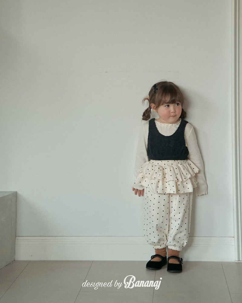 bananaj / mongsil vest【for kids & jr.】