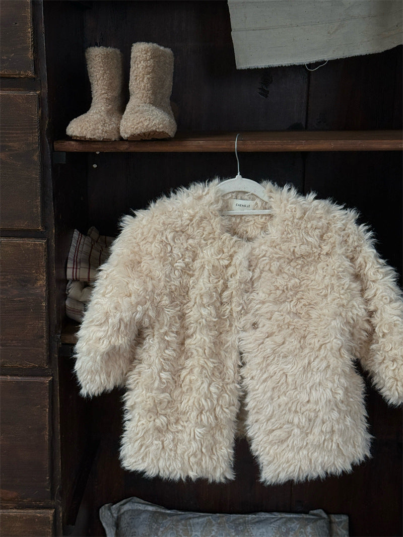 cheng le  / mink coat 【for kids , jr 】