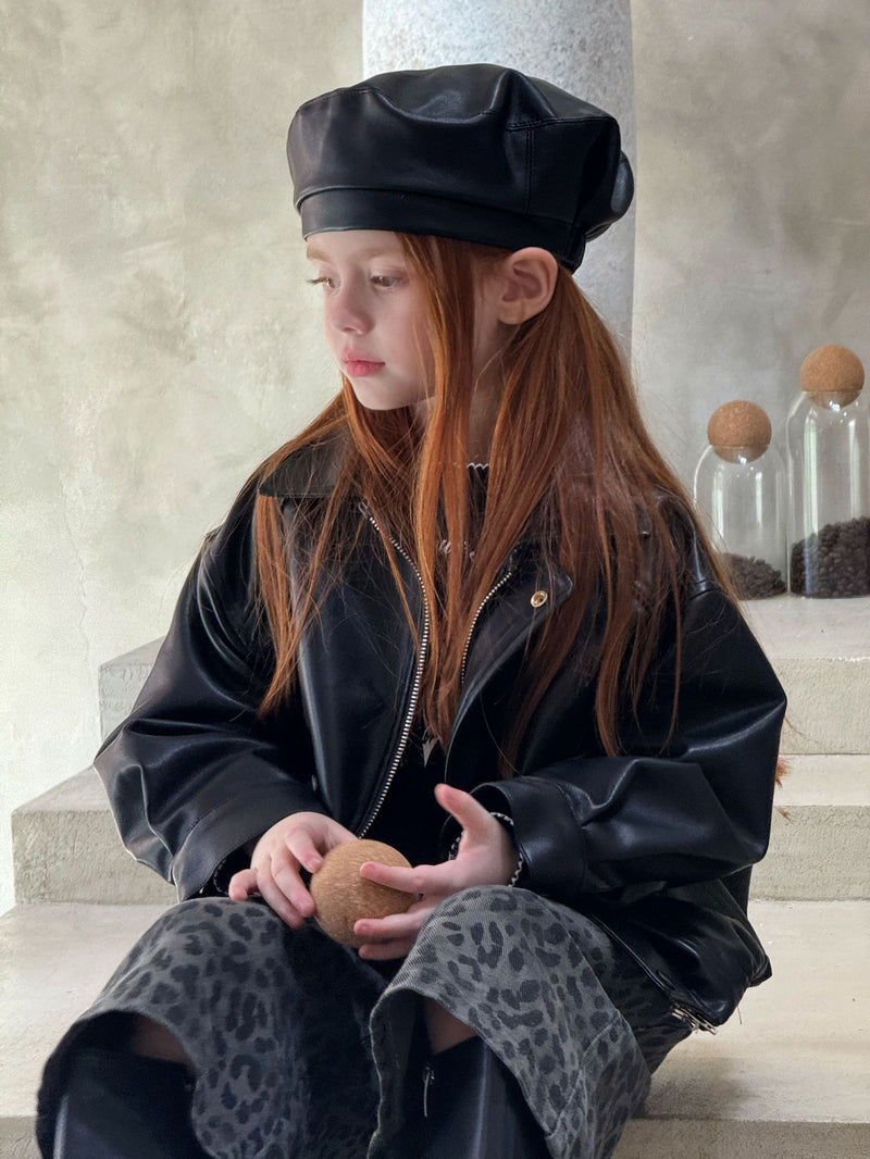 otaly /  leather béret【for kids , jr.】