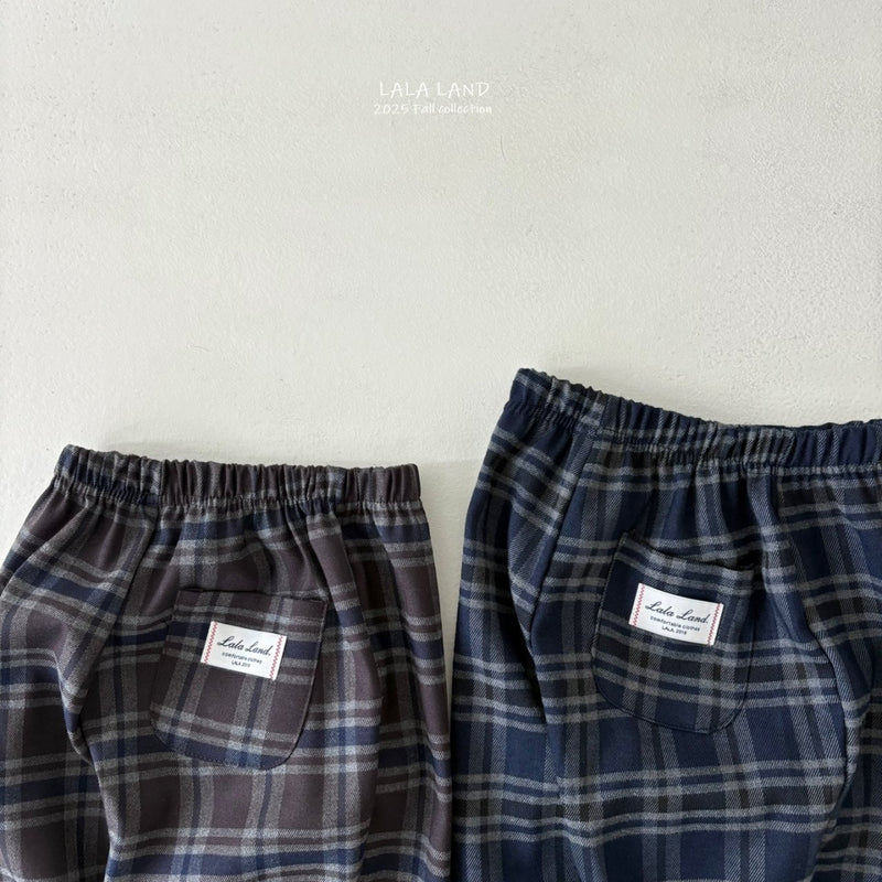 lalaland / lala check pants【for kids】