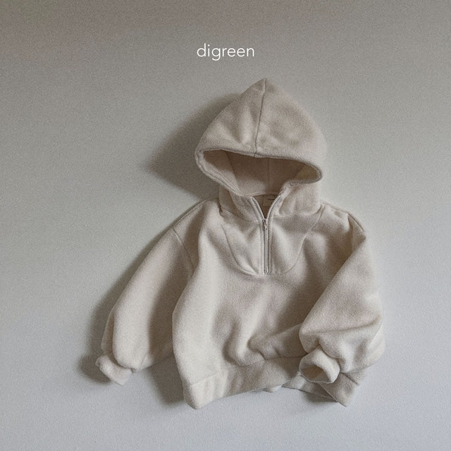 digreen / polar fleece zip-up