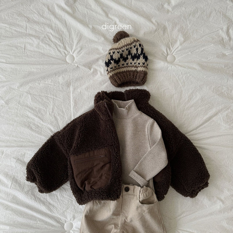 digreen / pompom jumper