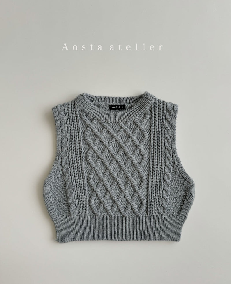 aosta / knit vest