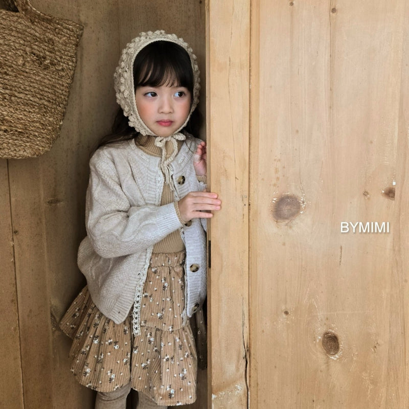 by mimi  / corduroy  skirt【for kids , jr】