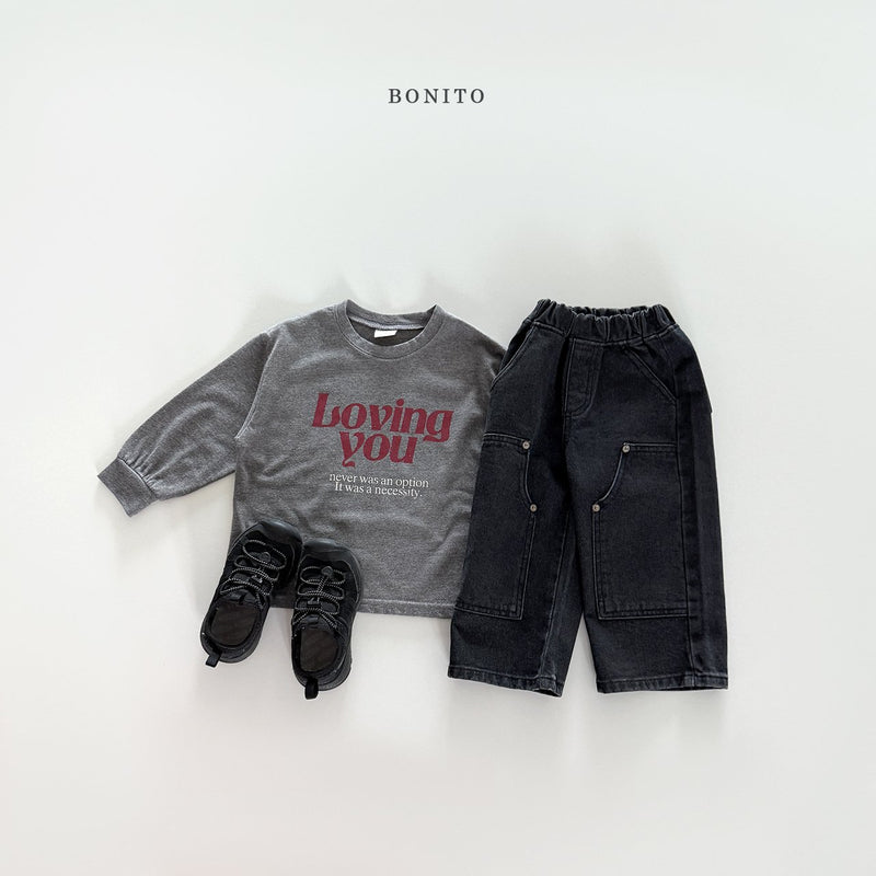 bonito / loving you shibori t【for kids&Jr.】