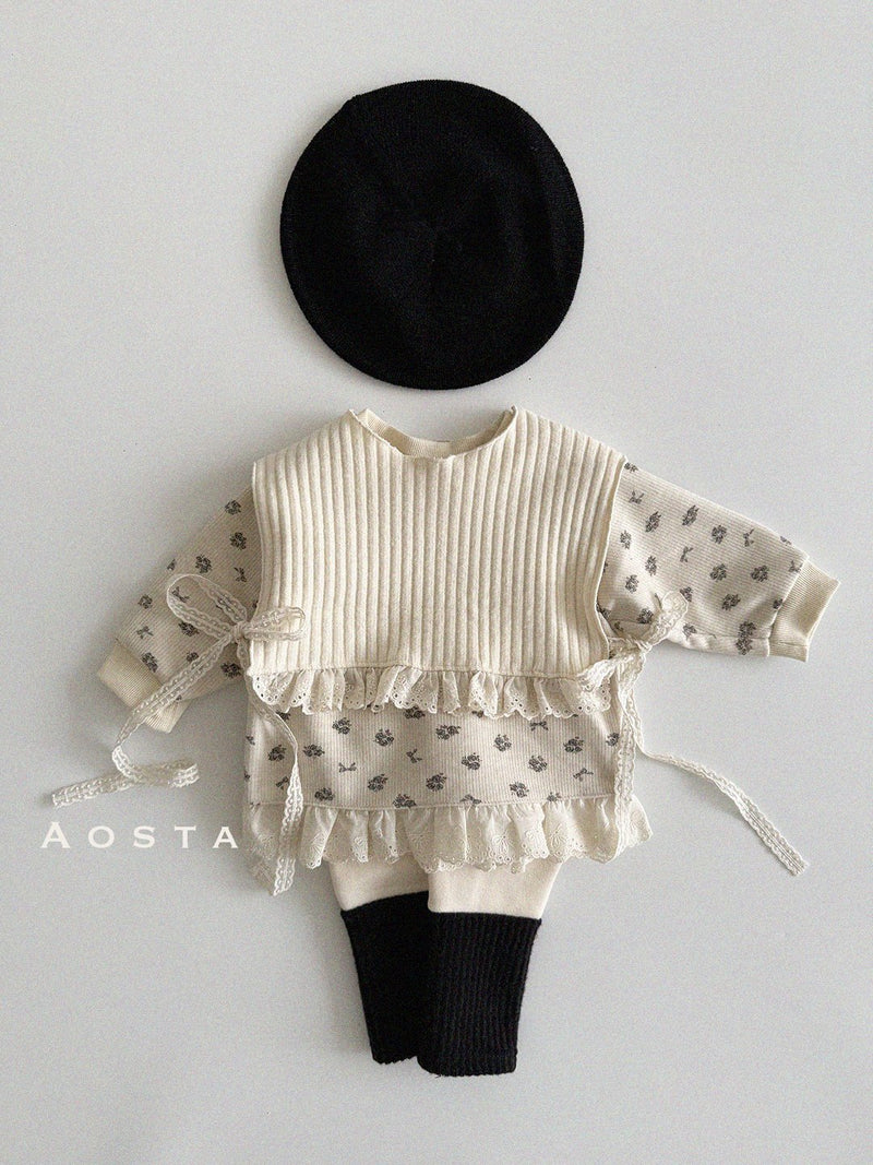 aosta / camellia frills vest