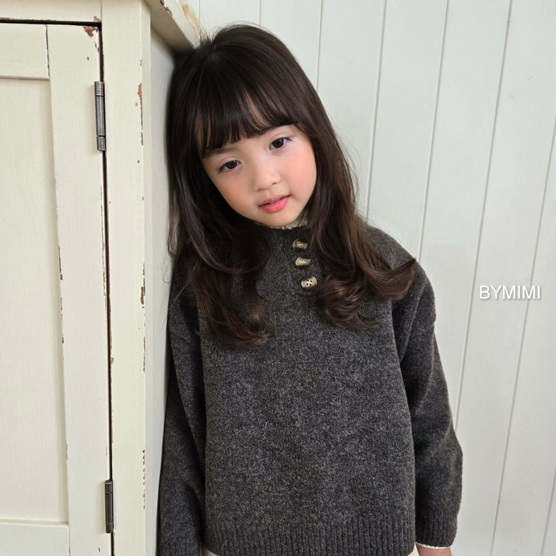 by mimi  / baguette knit tee【for kids , jr】