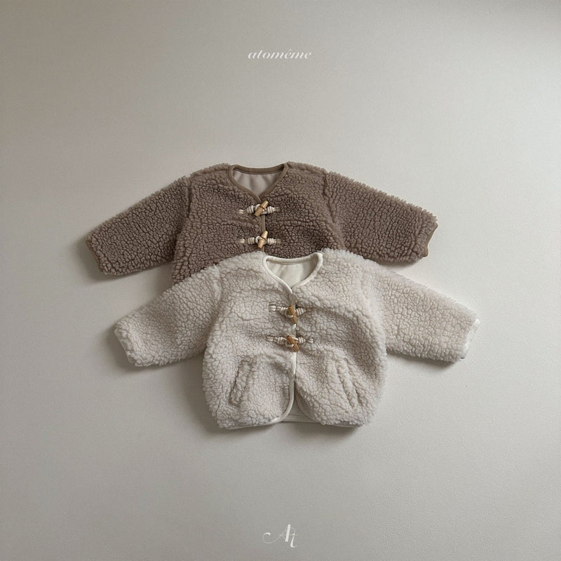 atomeme / fluffy jacket 【 for baby, kids 】