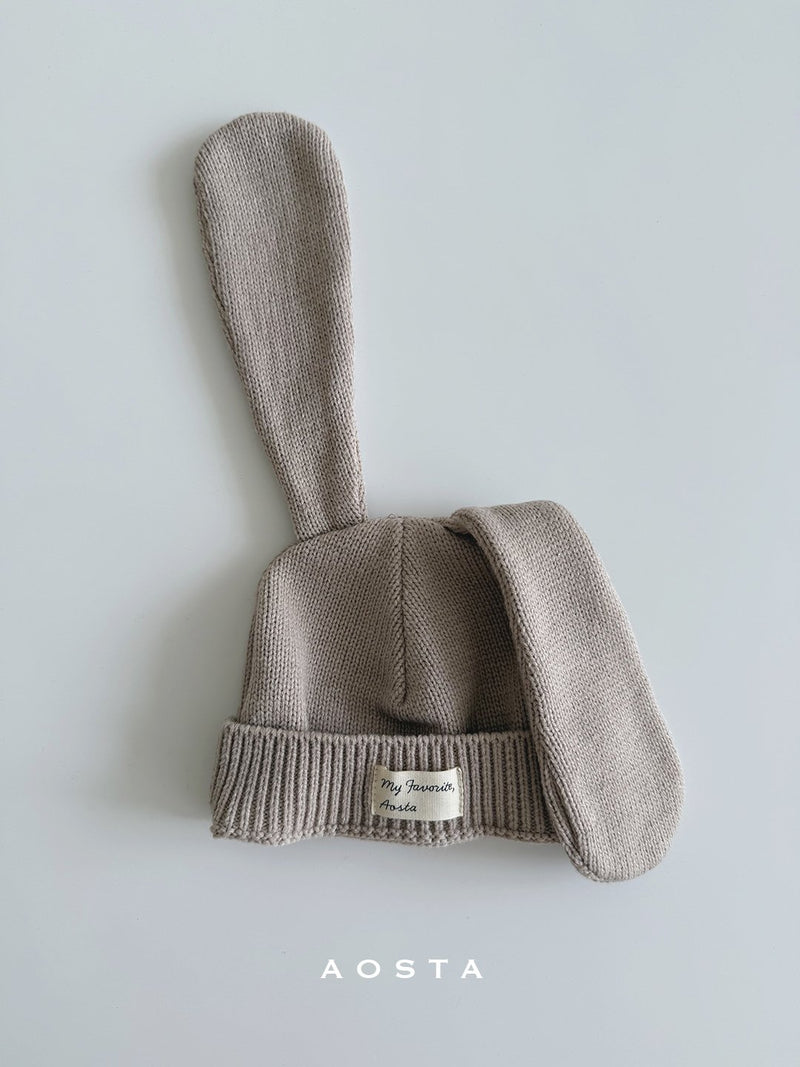 aosta / knit rabbit hat