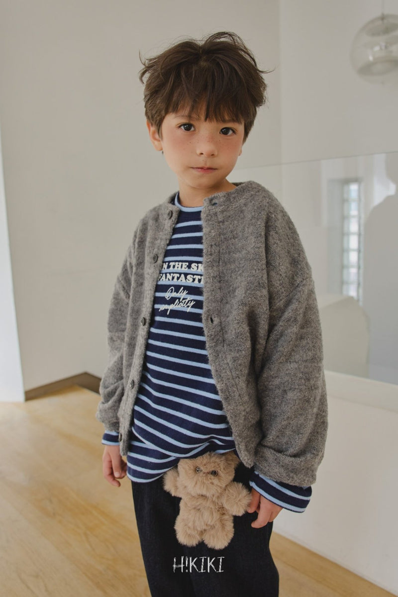 hikiki / boucle cardigan【for kids, jr.】