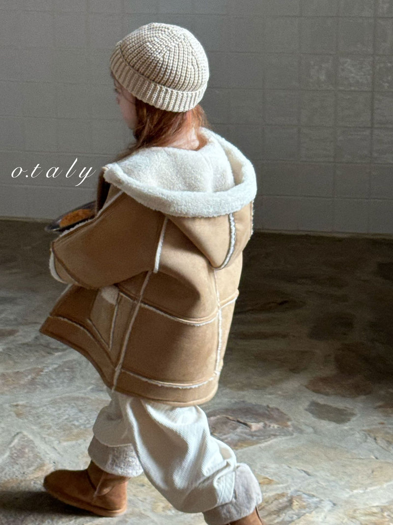 otaly / mouton half coat【for kids , jr】