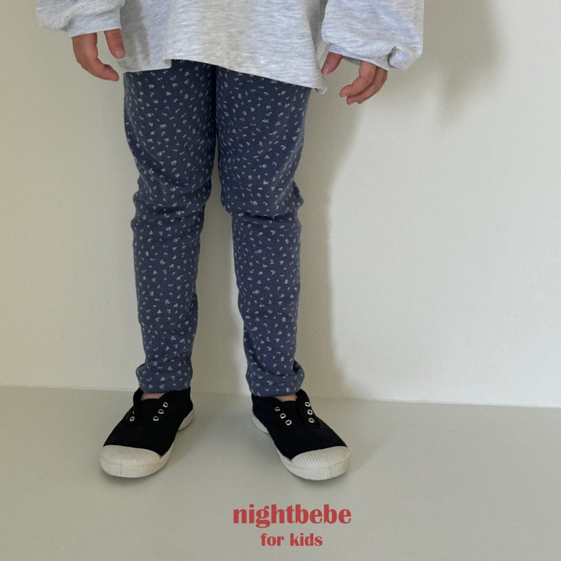 nightbebe / deep flower leggings