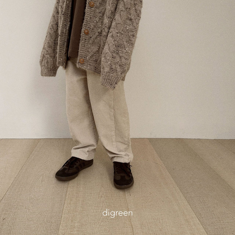 digreen / corduroy pants
