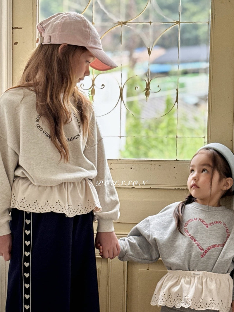 poisson / heart embroidery mtm【for kids &Jr.】