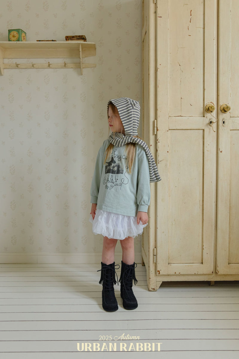 urban rabbit / cat hood muffler【for kids & Jr.】