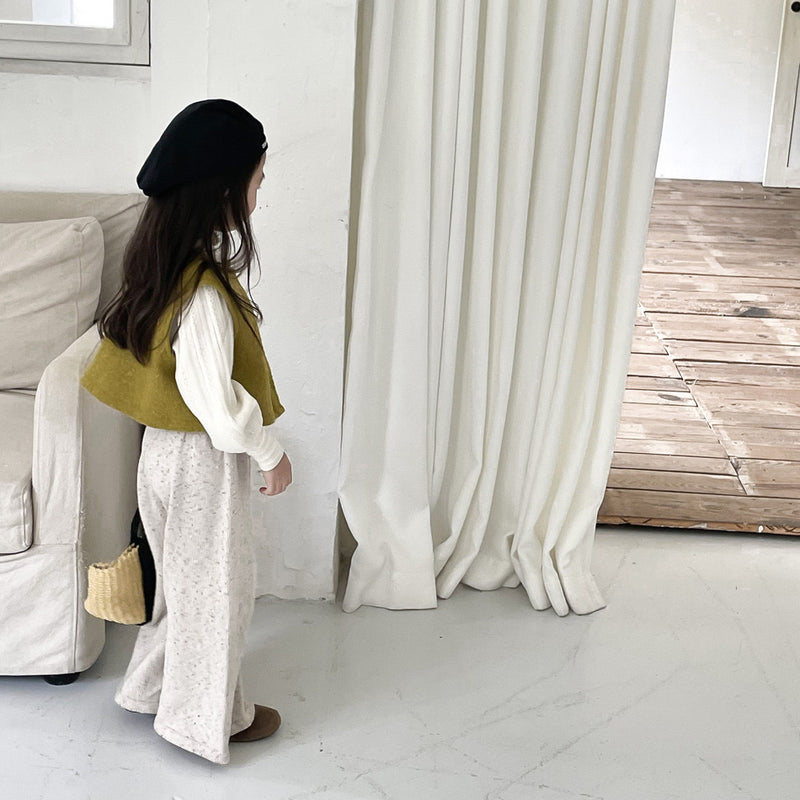 loose fit vest【for kids , jr】