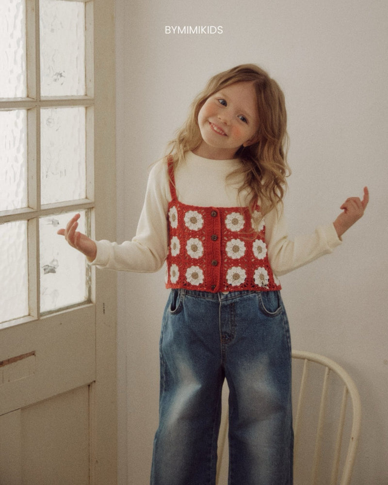 by mimi  / cody knit bustier【for kids , jr】