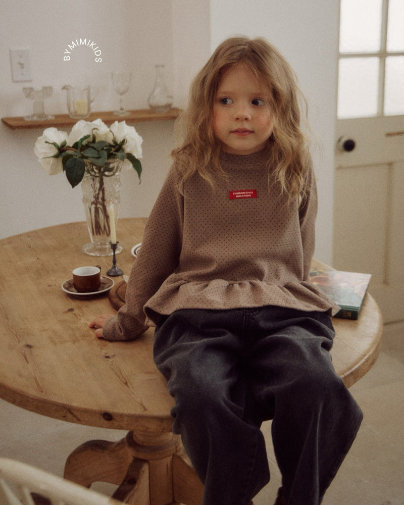by mimi  / mini dot tee【for kids , jr】