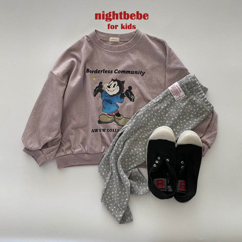 nightbebe / deep flower leggings