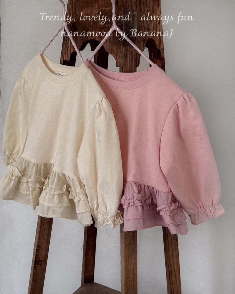 nanamood by banana.j / bebe lopple point tee 【for baby】