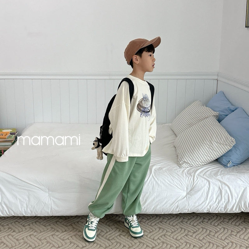 mamami / line jogger pants【for kids & jr.】