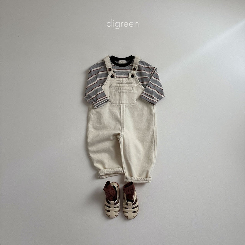 digreen /multi stripe tee