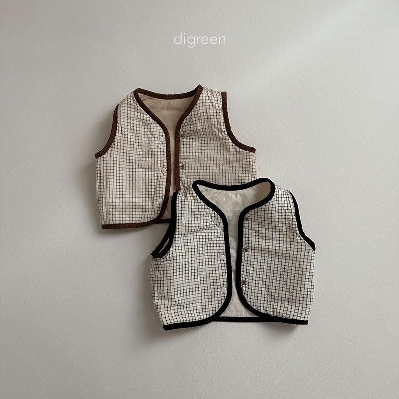 digreen / reversible vest