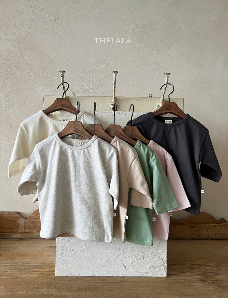 thelala / high muji tee【for kids. & adult】