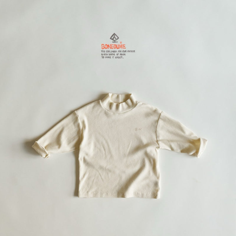 boneoune / half neck tee【for kids, Jr. 】