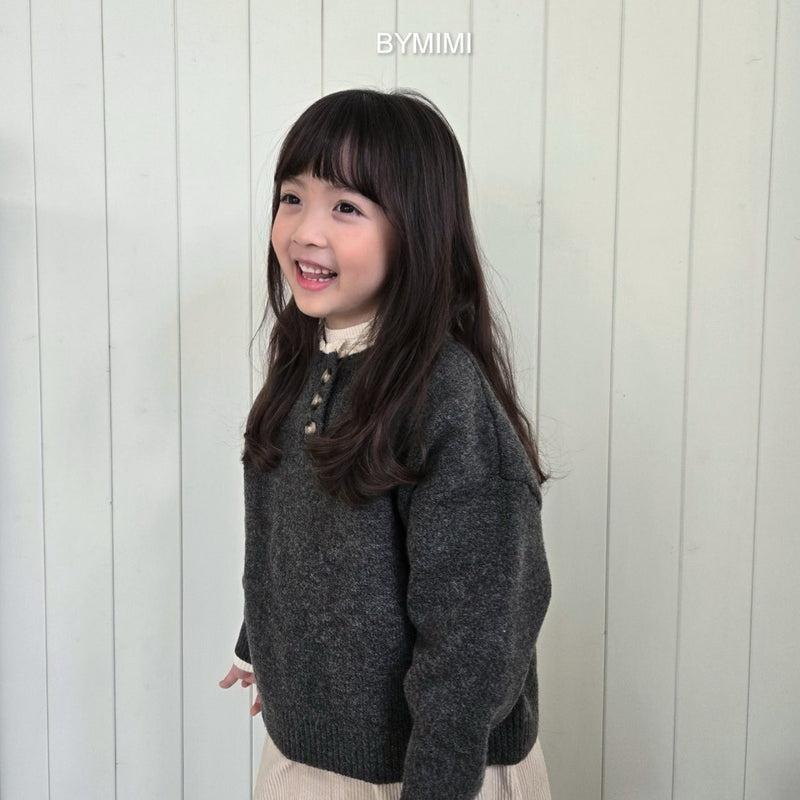 by mimi  / baguette knit tee【for kids , jr】