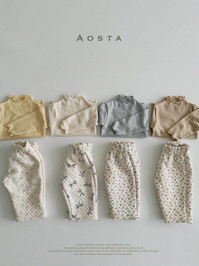 aosta / quilted pants