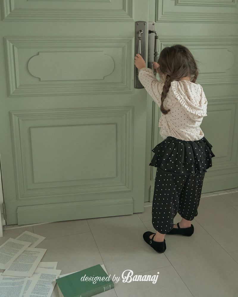 bananaj / flower leaf pants【for kids & jr.】