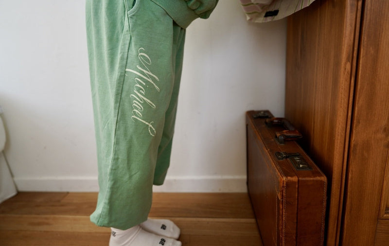 RAMIJINI / cherry jogger pants【for kids, Jr. 】