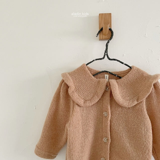 aladin / knit collar cardigan