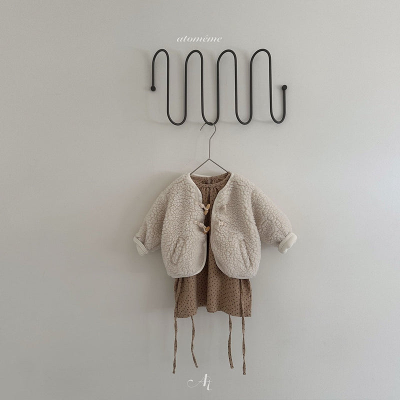 atomeme / fluffy jacket 【 for baby, kids 】