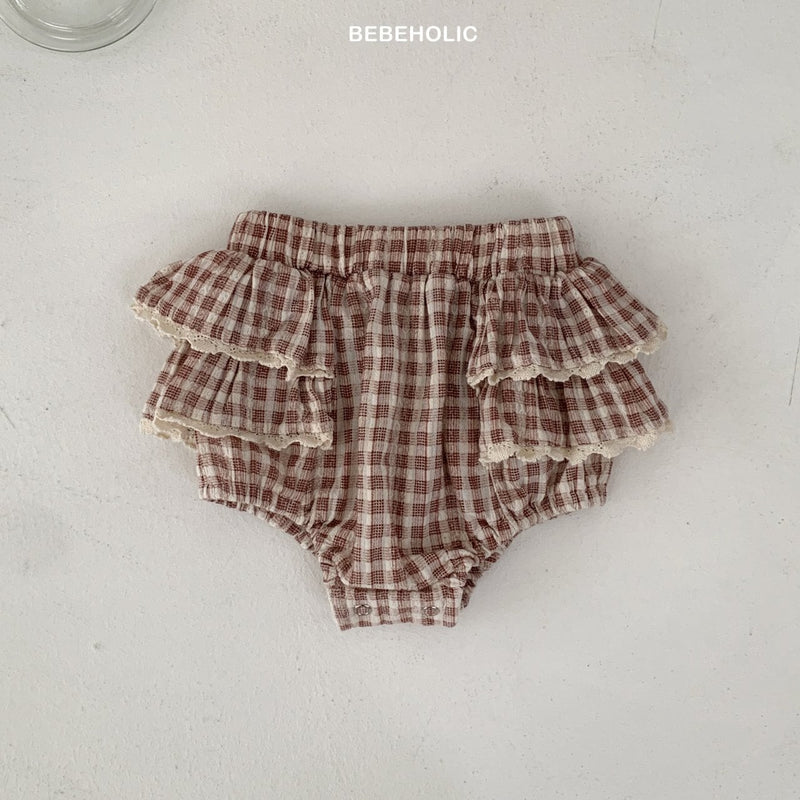 bebe holic / rumi check bloomer【for baby 】