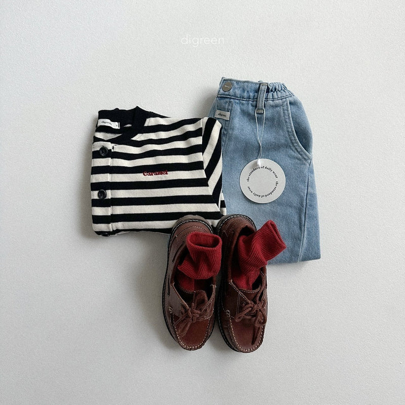 digreen / volume denim pants【for kids】