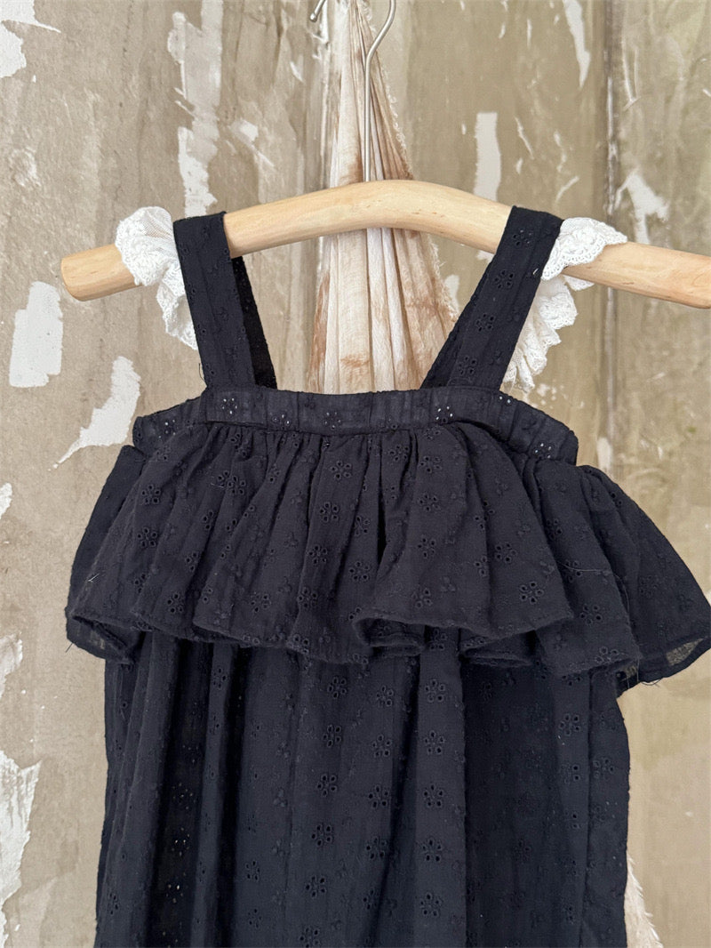 cheng le / frill jump suit【for kids & jr.】