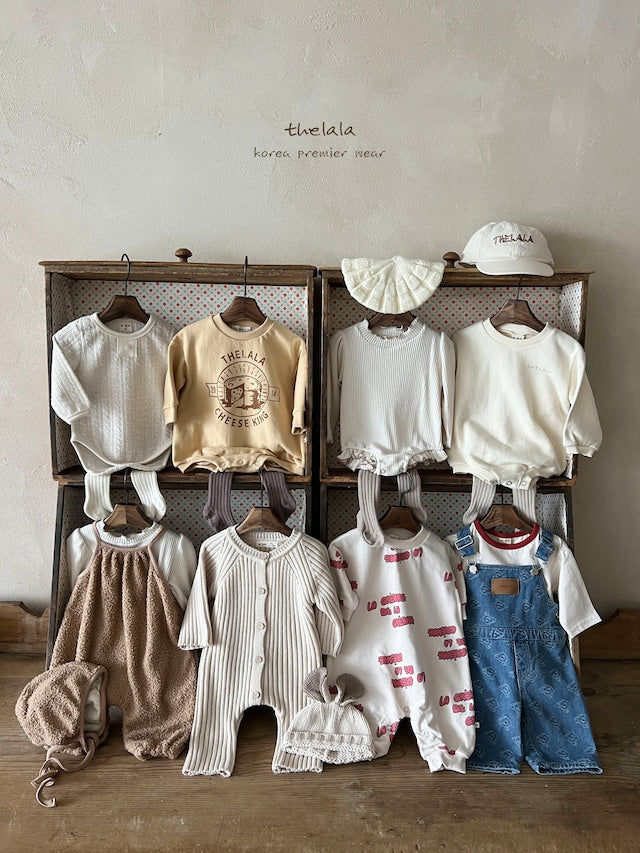 thelala / open knit suit