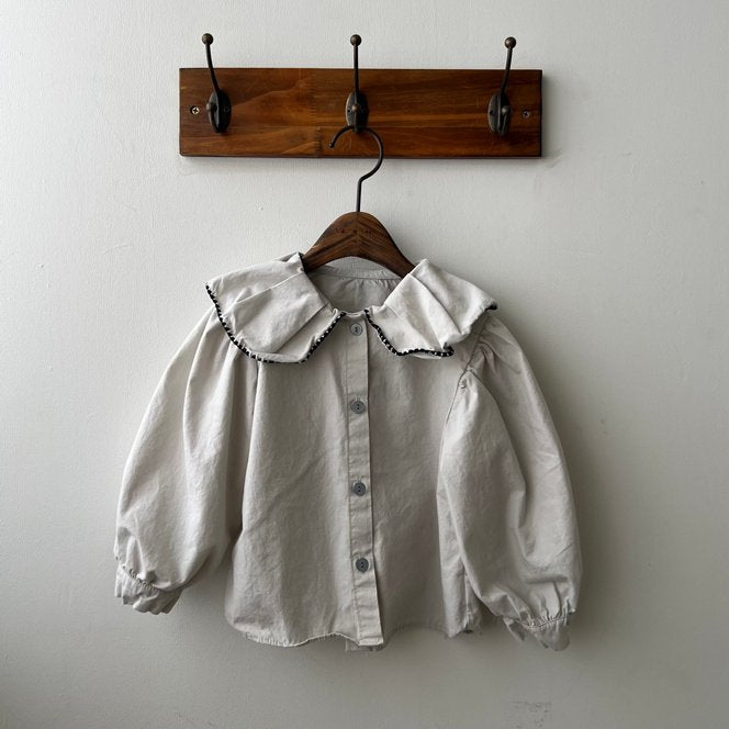 oatmeal / may sela blouse【for kids】