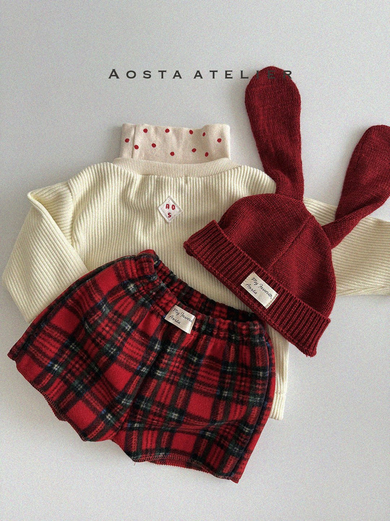 aosta / winter bonbon short pants