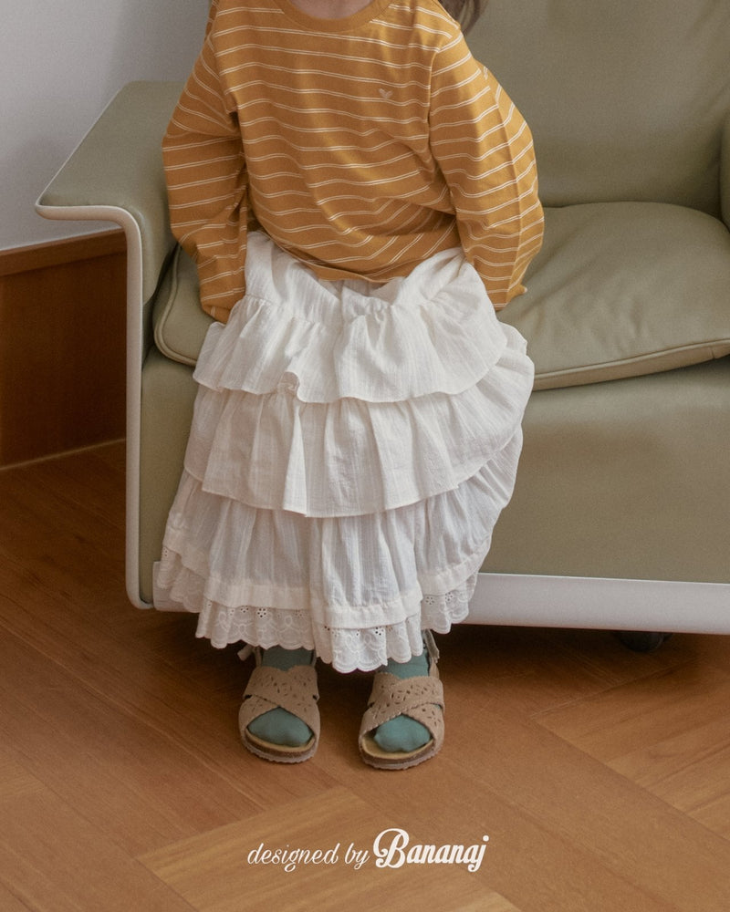 bananaj / candy cancan skirt【for kids & jr.]