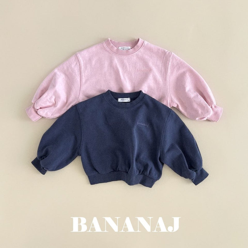 banana.j / pig shirring man-to-man【for kids & jr.】