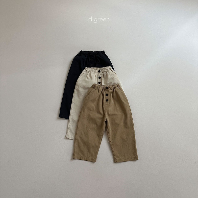 digreen / eyelet pants