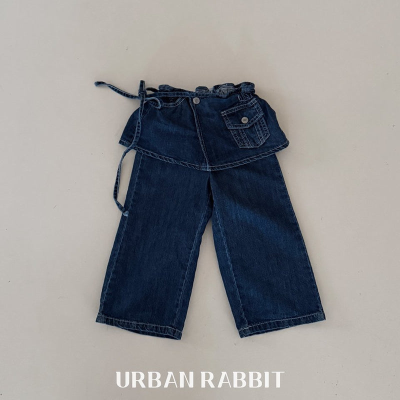urban rabbit / pocket wrap denim pants【for kids & Jr.】