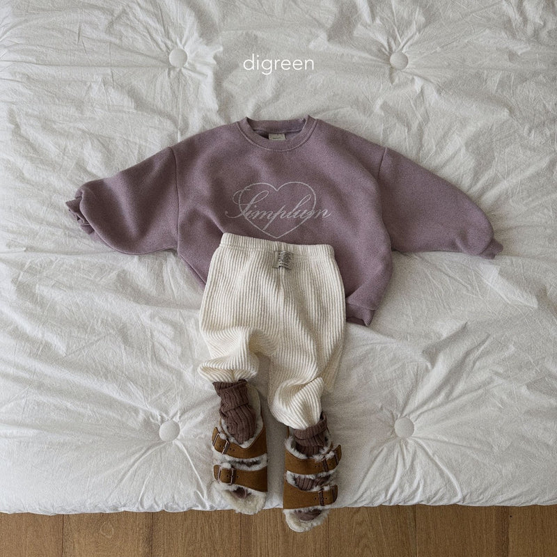 digreen / knit jogger pants