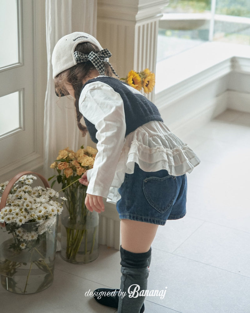 bananaj / dangkong heart pants【for kids & jr.】