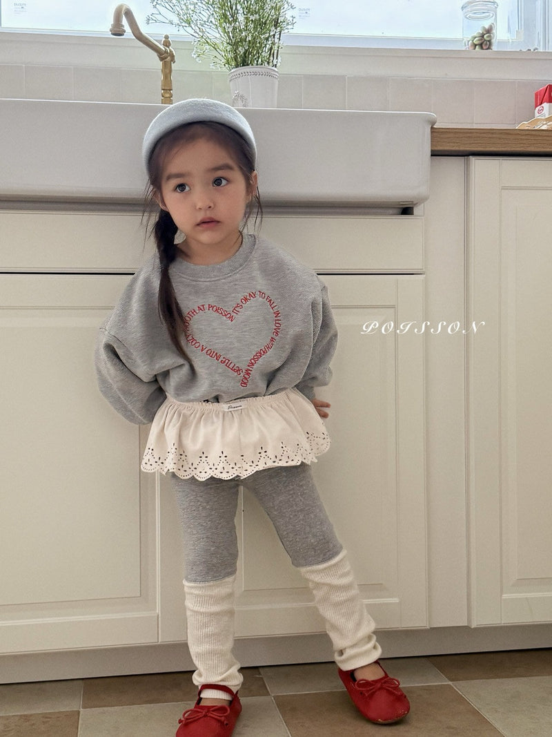 poisson / heart embroidery mtm【for kids &Jr.】