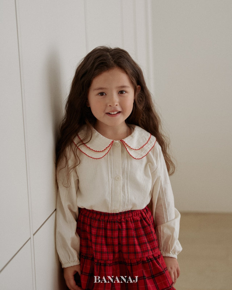 bananaj /latte blouse【for kids & jr.】
