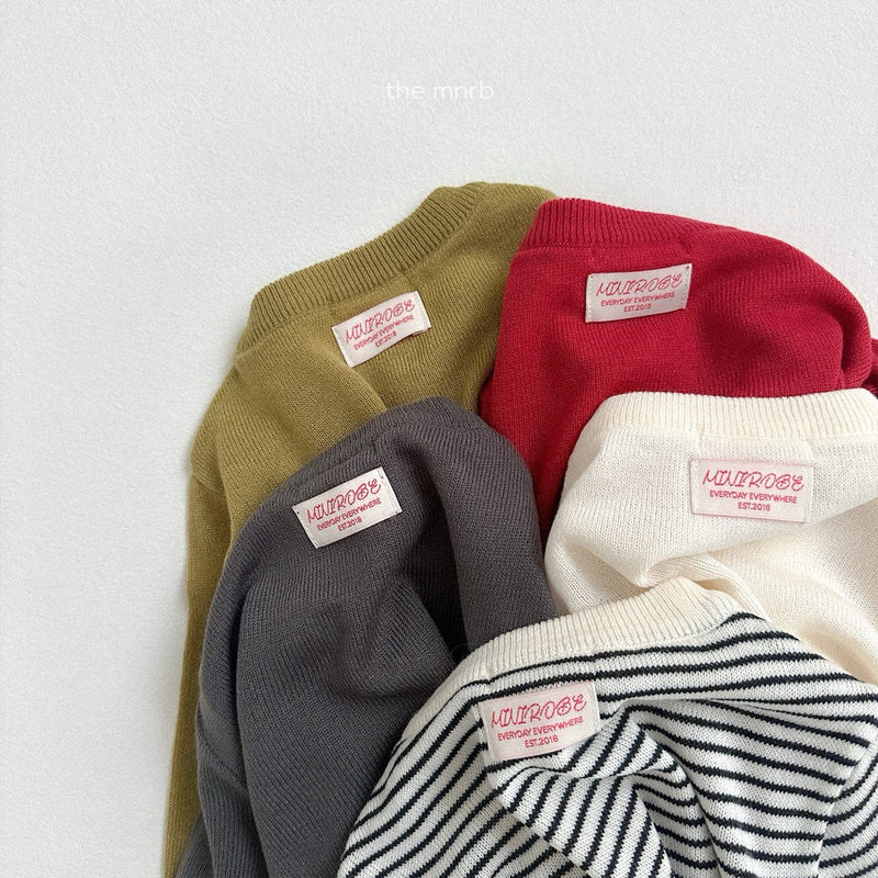 mini robe / robe basic cardigan【for kids】